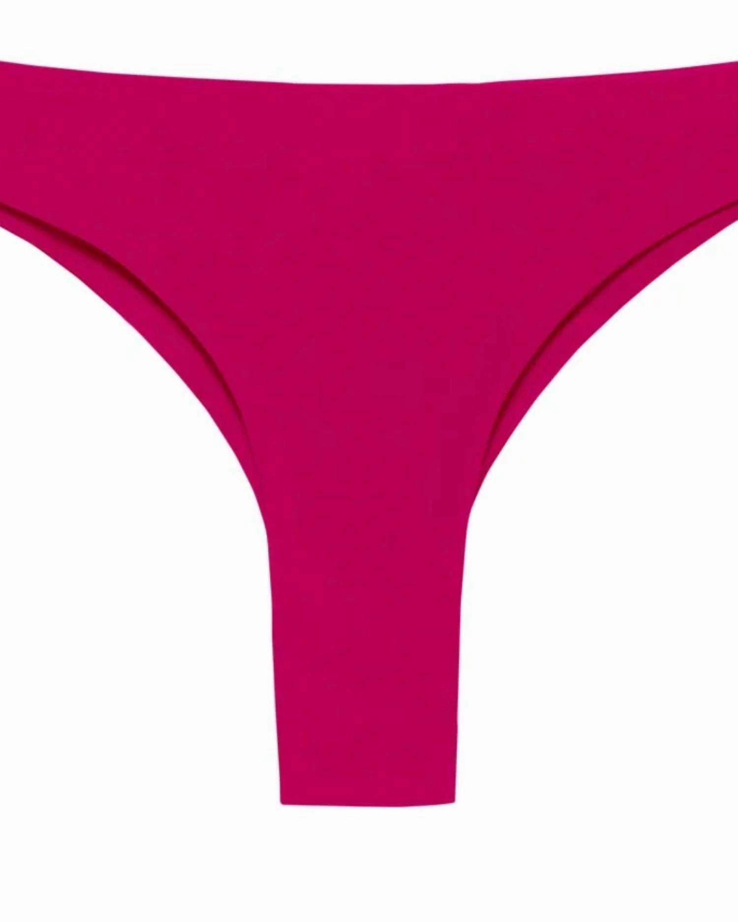 Women's Expose Thong Bottom In Fucshia Sheen