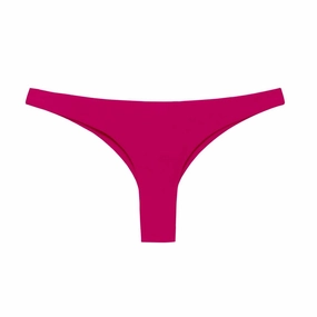 Women's Expose Thong Bottom In Fucshia Sheen