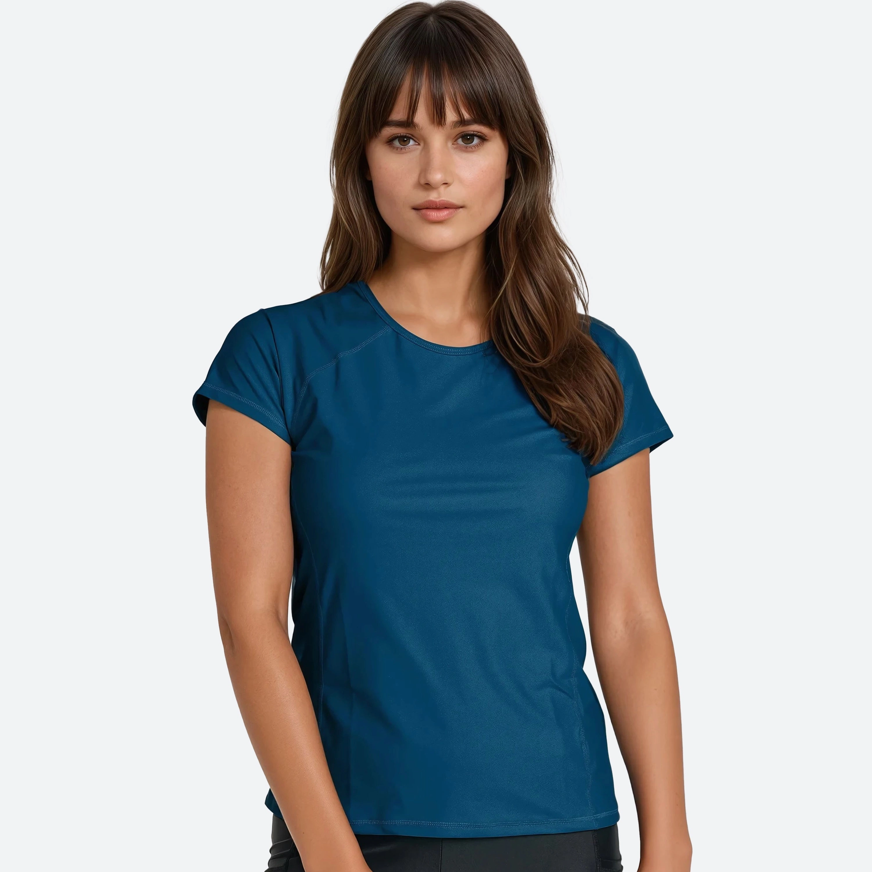 Women's Loose Fit Short Sleeve Adele Swim Top