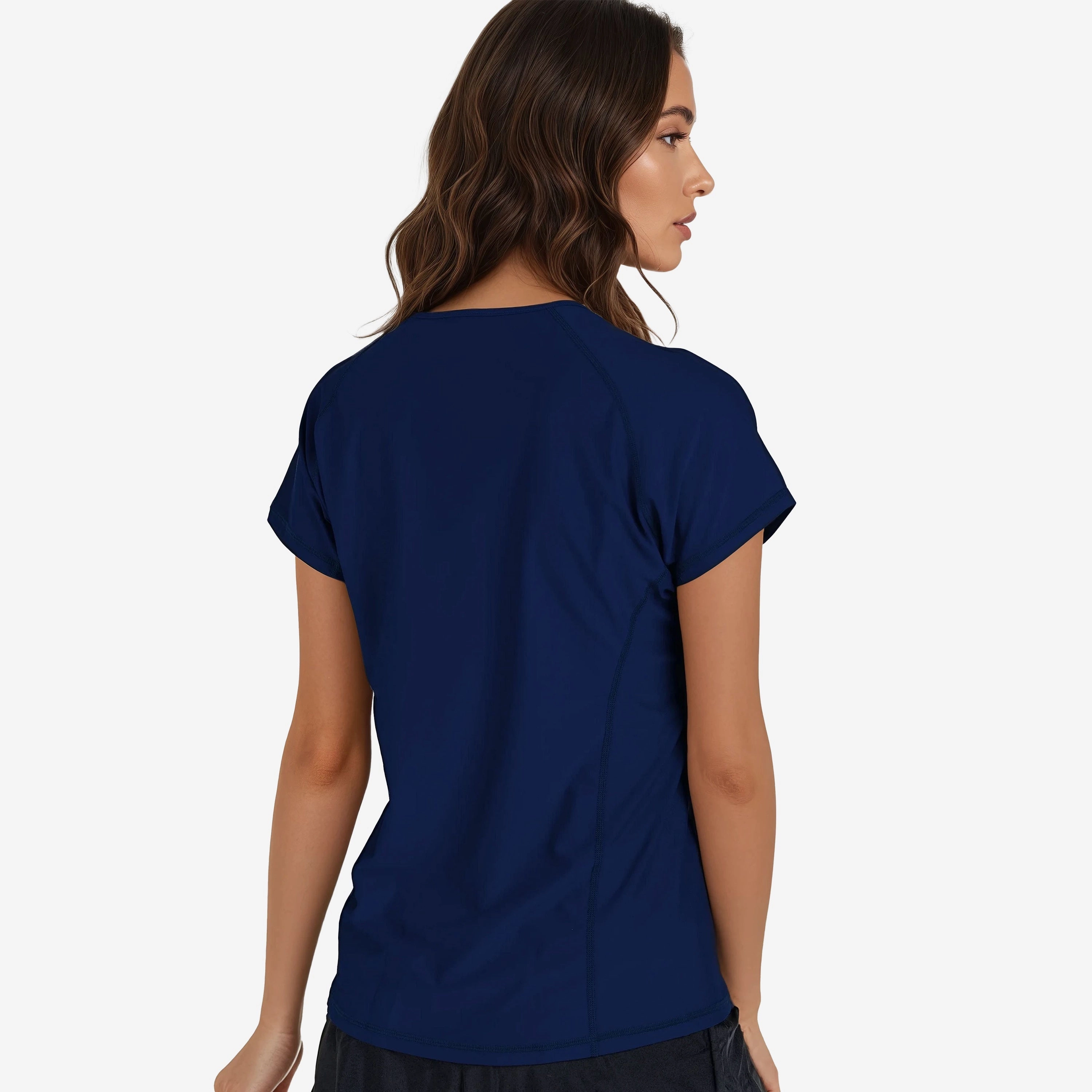 Women's Loose Fit Short Sleeve Adele Swim Top
