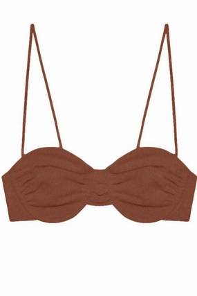 Women's Mia Bikini Top In Hazel Sheen