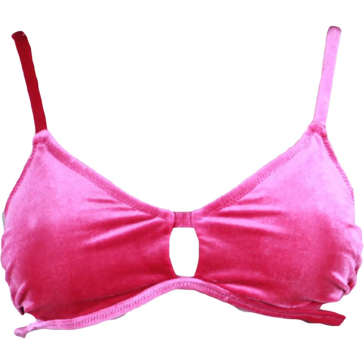 Womens Velvet Bikini Swim Top Separates