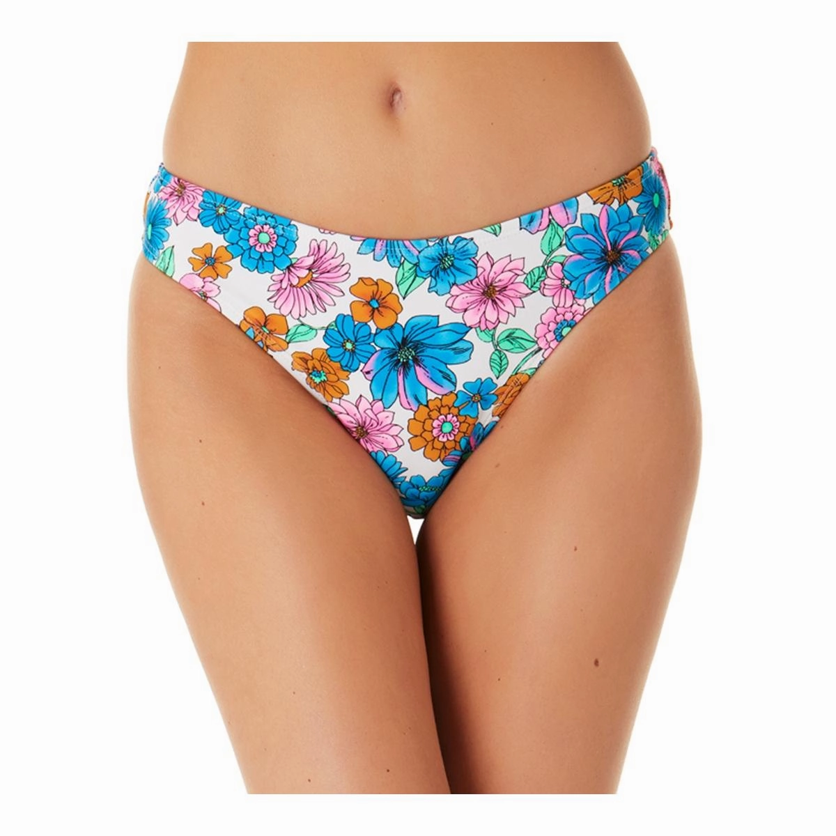 Womens Floral Hipster Swim Bottom Separates