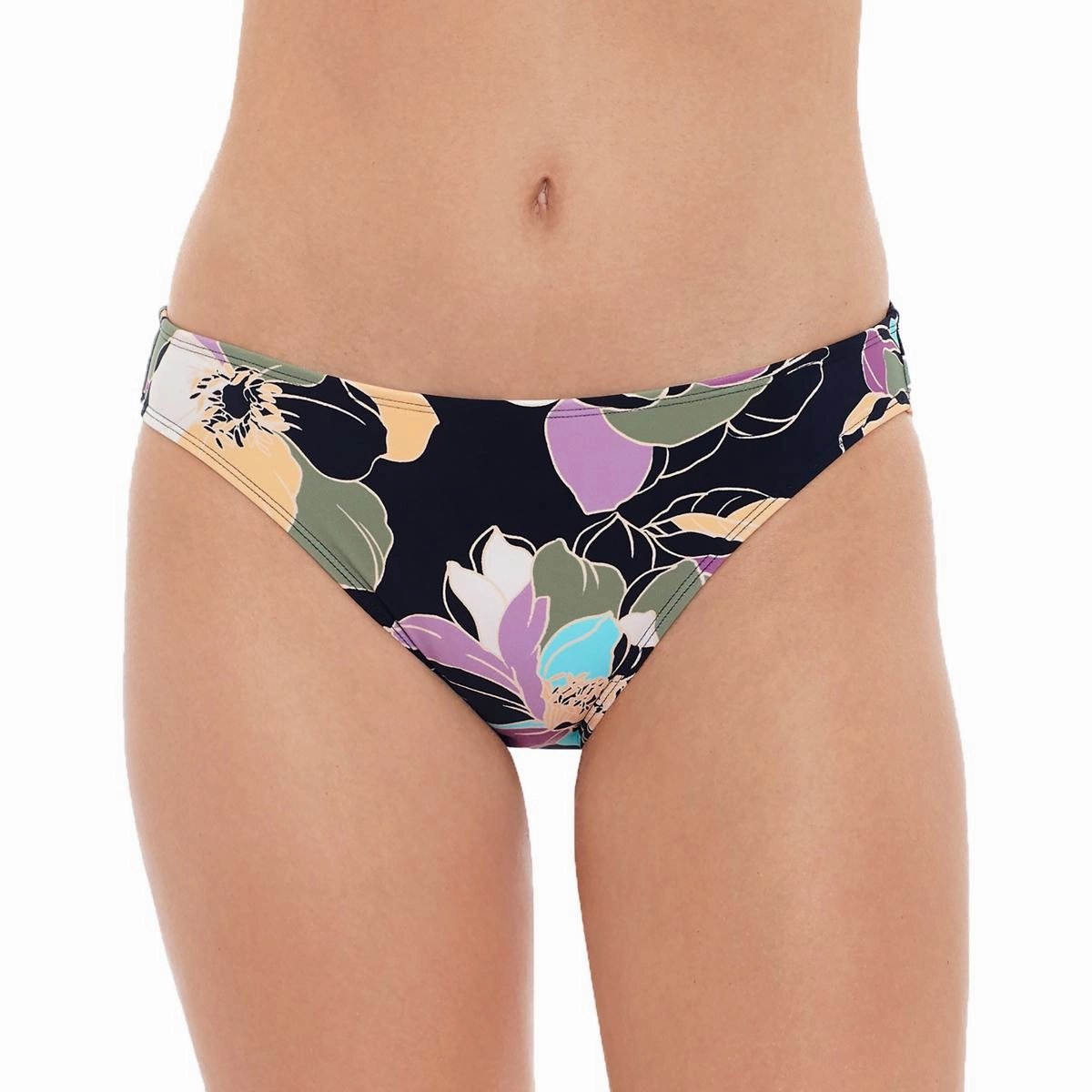 Womens Floral Lined Swim Bottom Separates