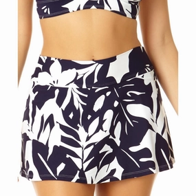 Womens Hidden Pockets Nylon Swim Bottom Separates