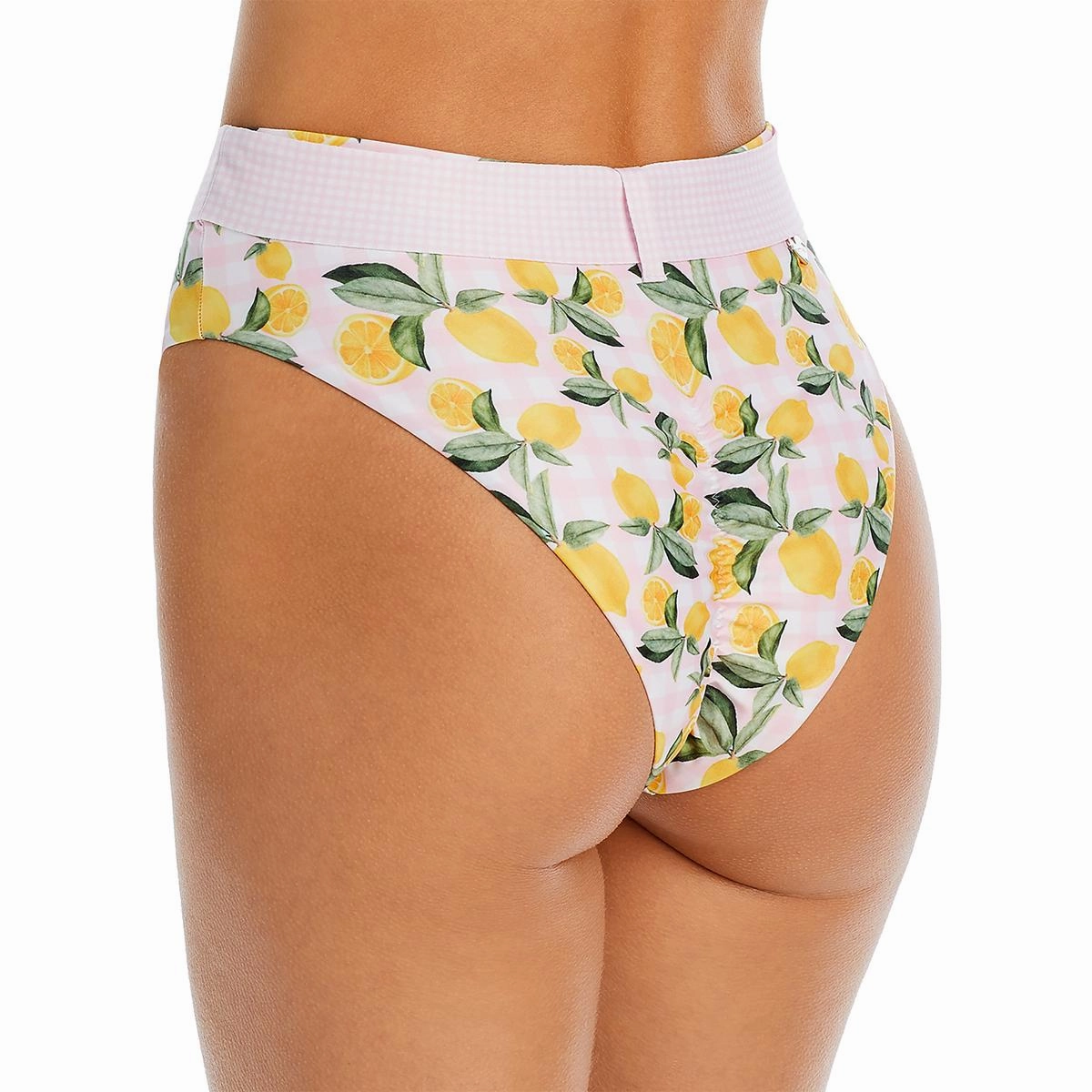 Womens High-Waist Polyester Swim Bottom Separates