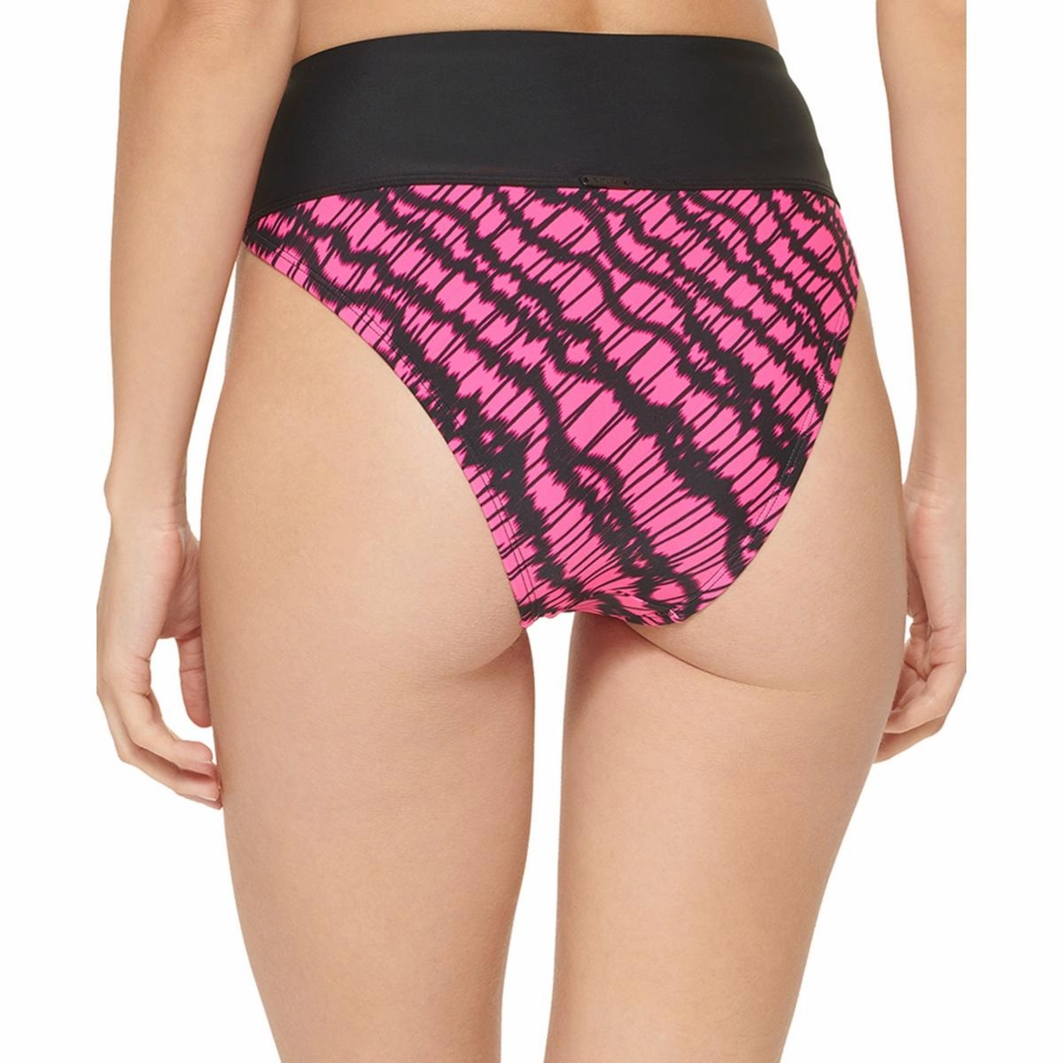 Womens High-Waist Printed Swim Bottom Separates