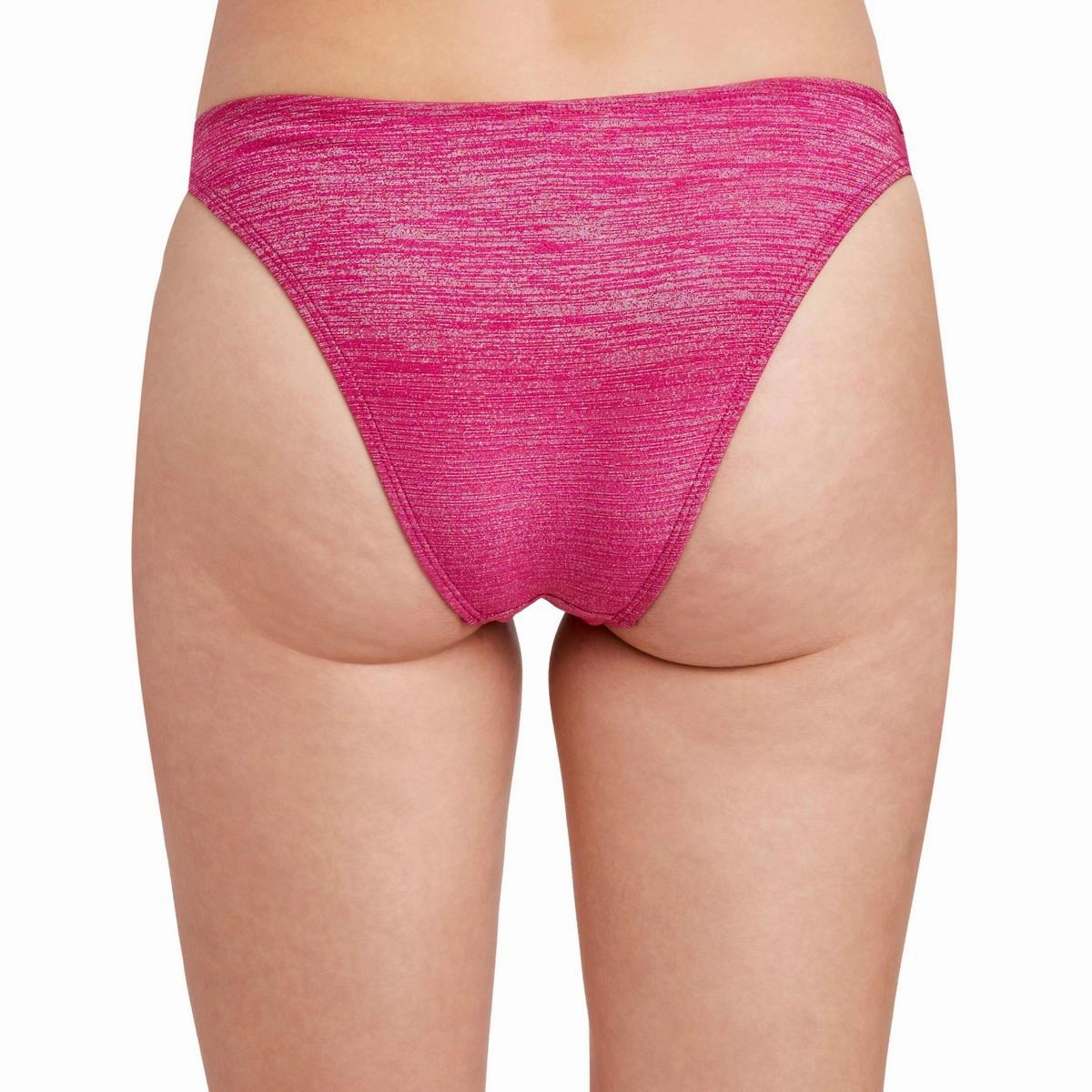 Womens Metallic Bikini Swim Bottom Separates