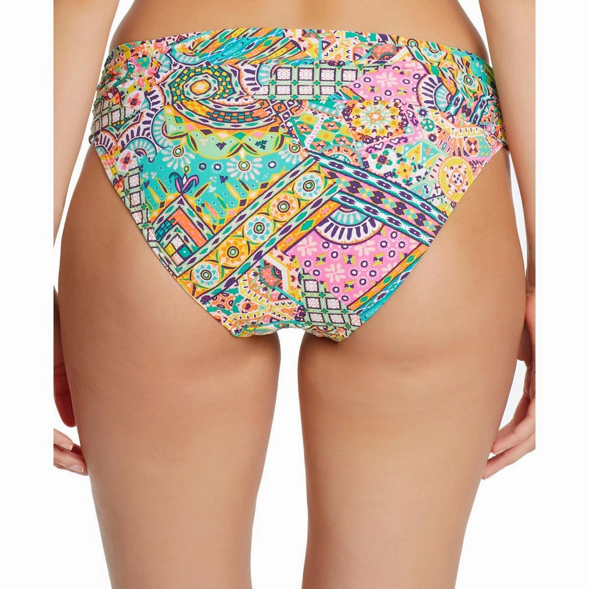 Womens Printed Hipster Swim Bottom Separates