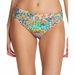 Womens Printed Hipster Swim Bottom Separates