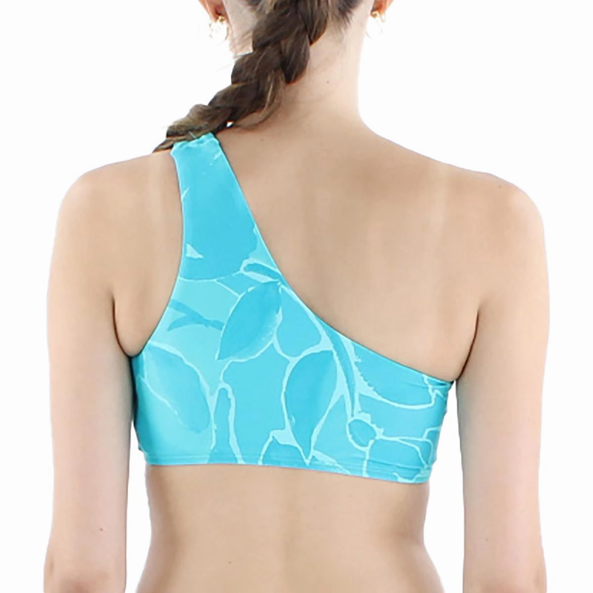 Womens Printed Nylon Bikini Swim top