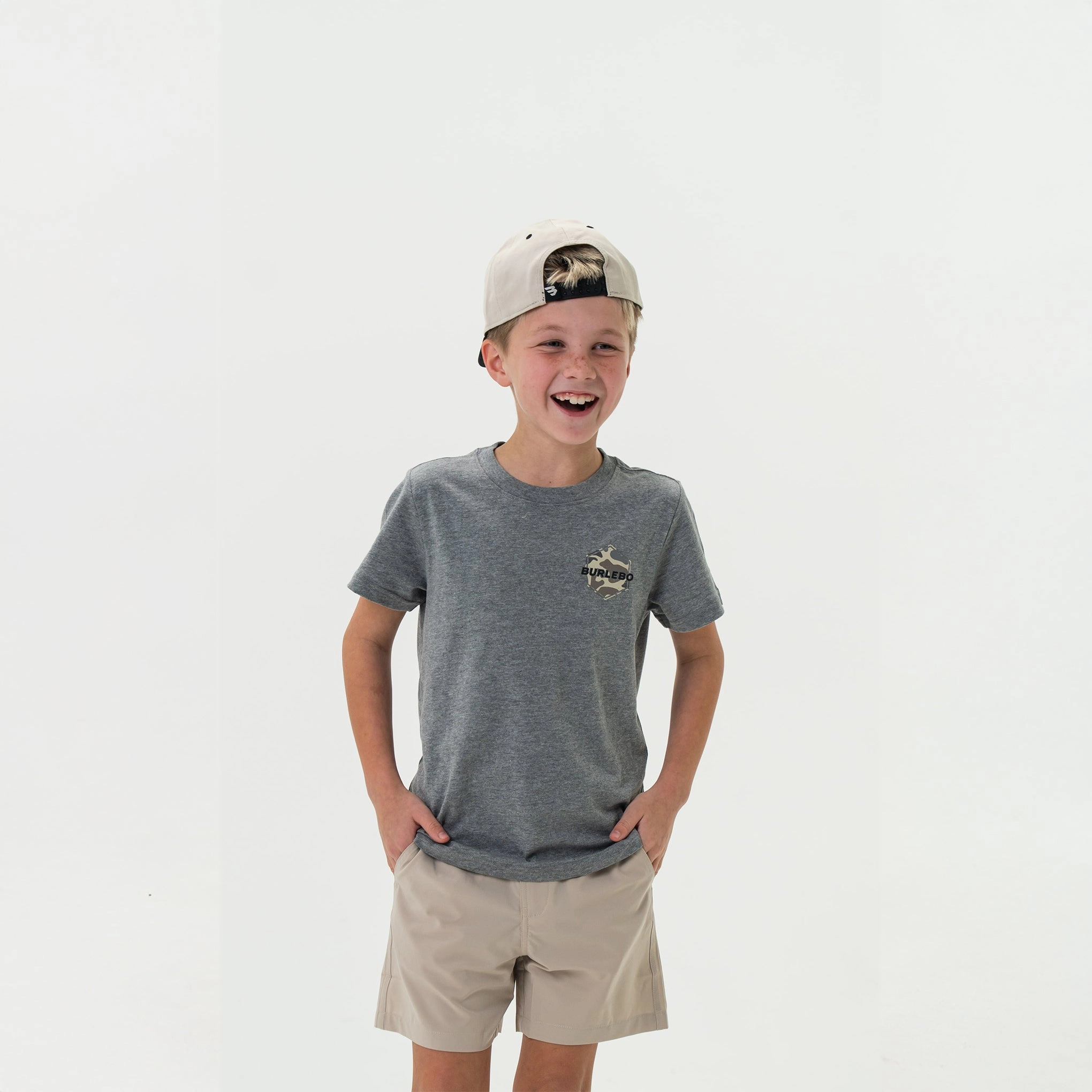 Youth Tee - Rad Dude - Dark Heather Grey