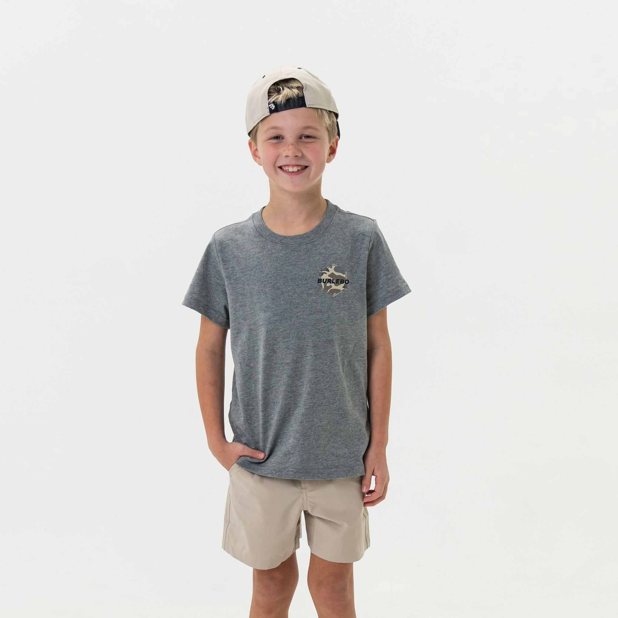 Youth Tee - Rad Dude - Dark Heather Grey
