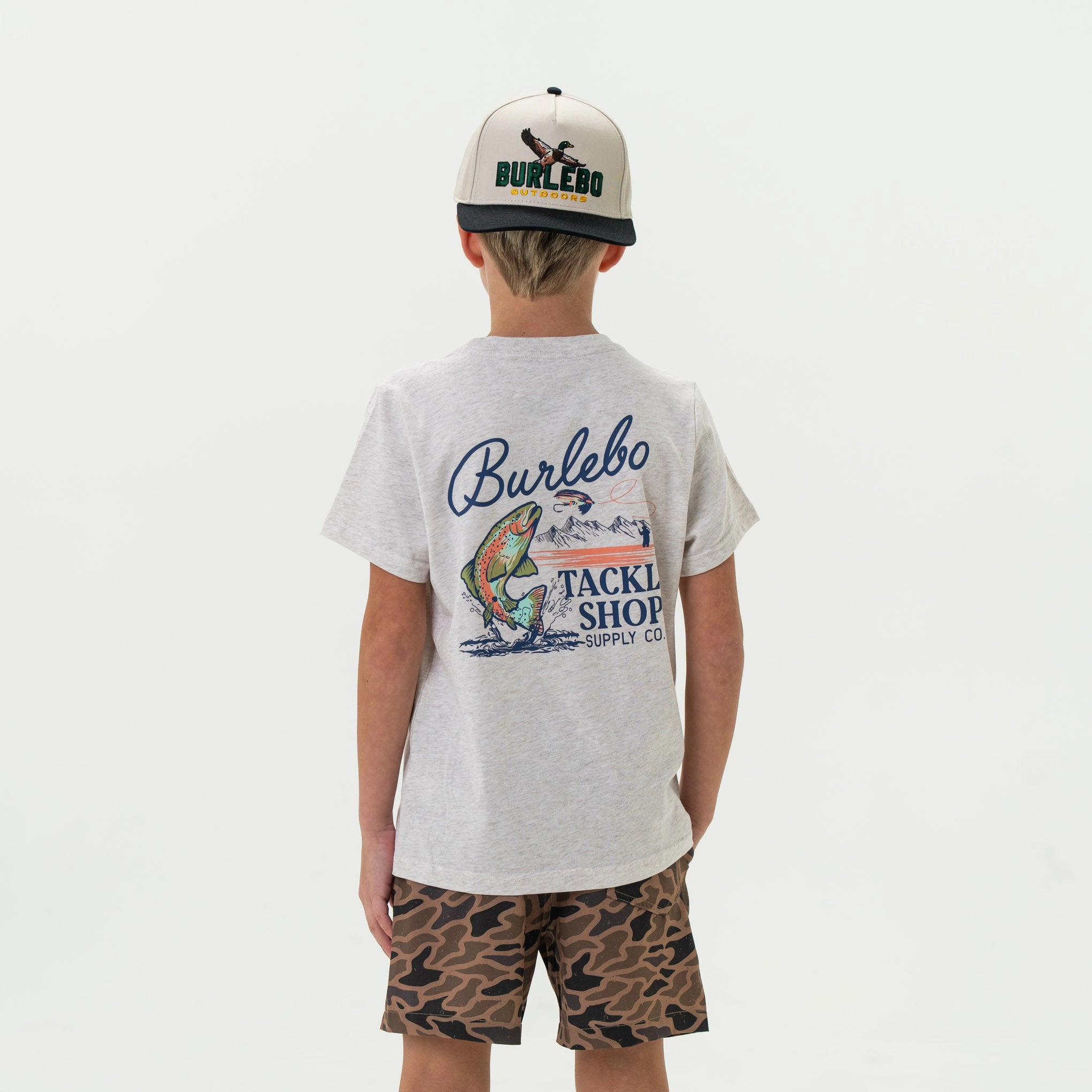 Youth Tee - Tackle Shop - Heather Oatmeal